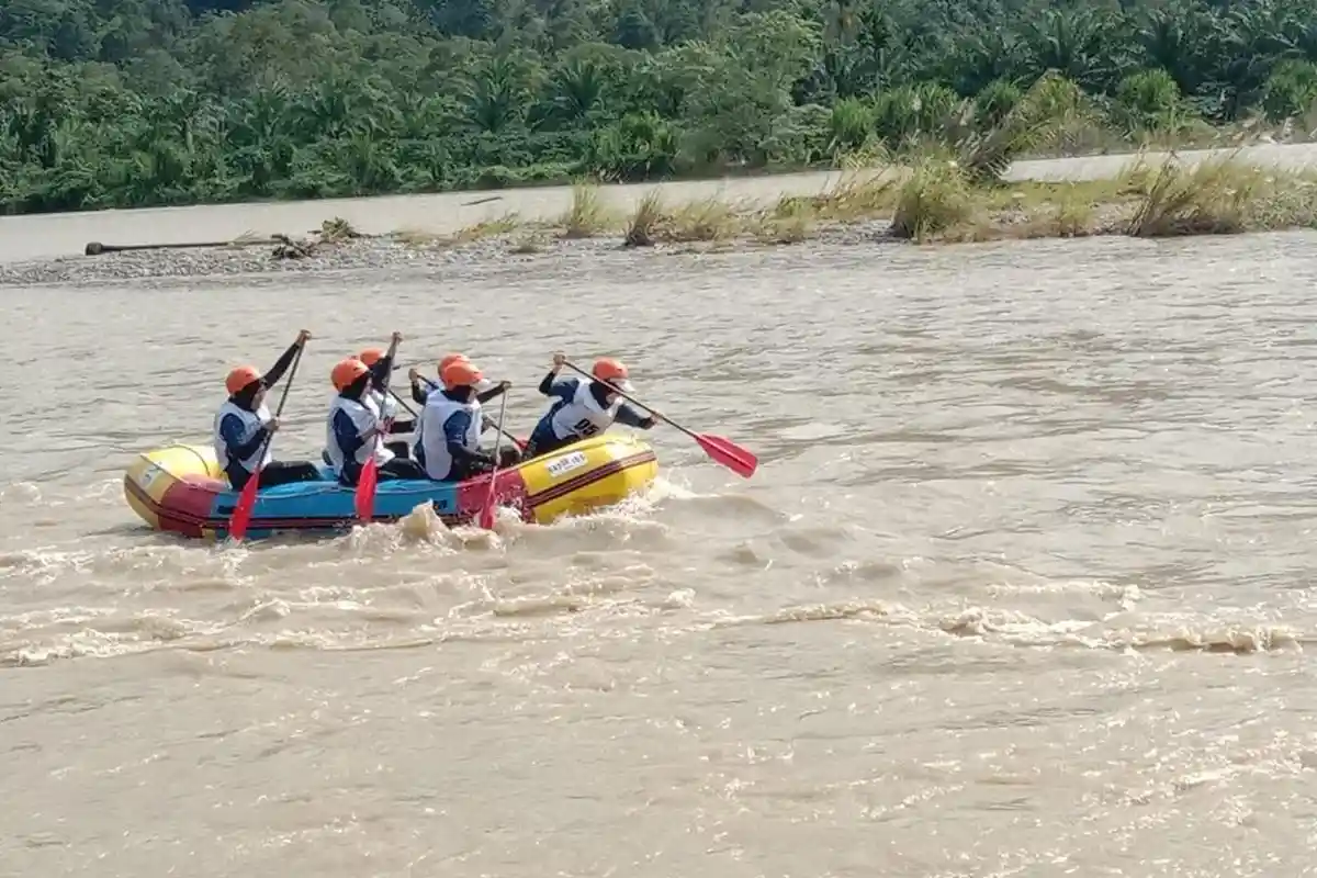 133 Atlet Arung Jeram dari 12 Kabupaten Bertarung dalam Pra-PORA di Kluet Tengah Aceh Selatan