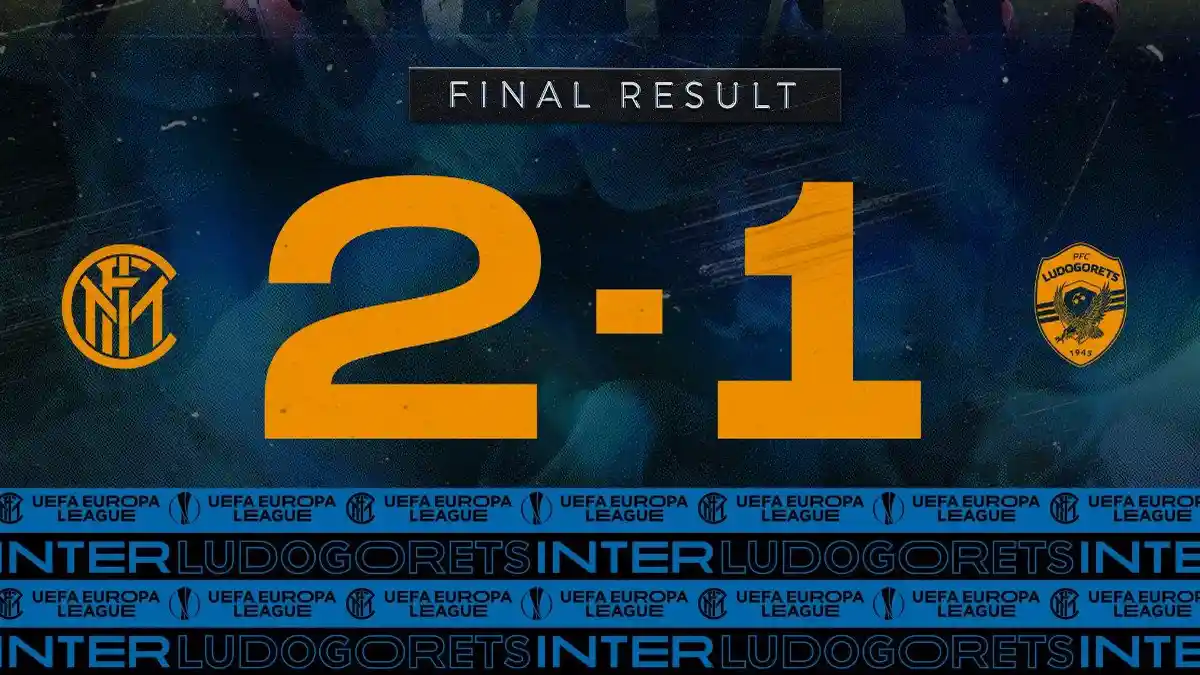 Hasil Liga Europa Inter Milan vs Ludogorets, Tanpa Penonton, Inter Menang, Lolos ke Babak 16 Besar