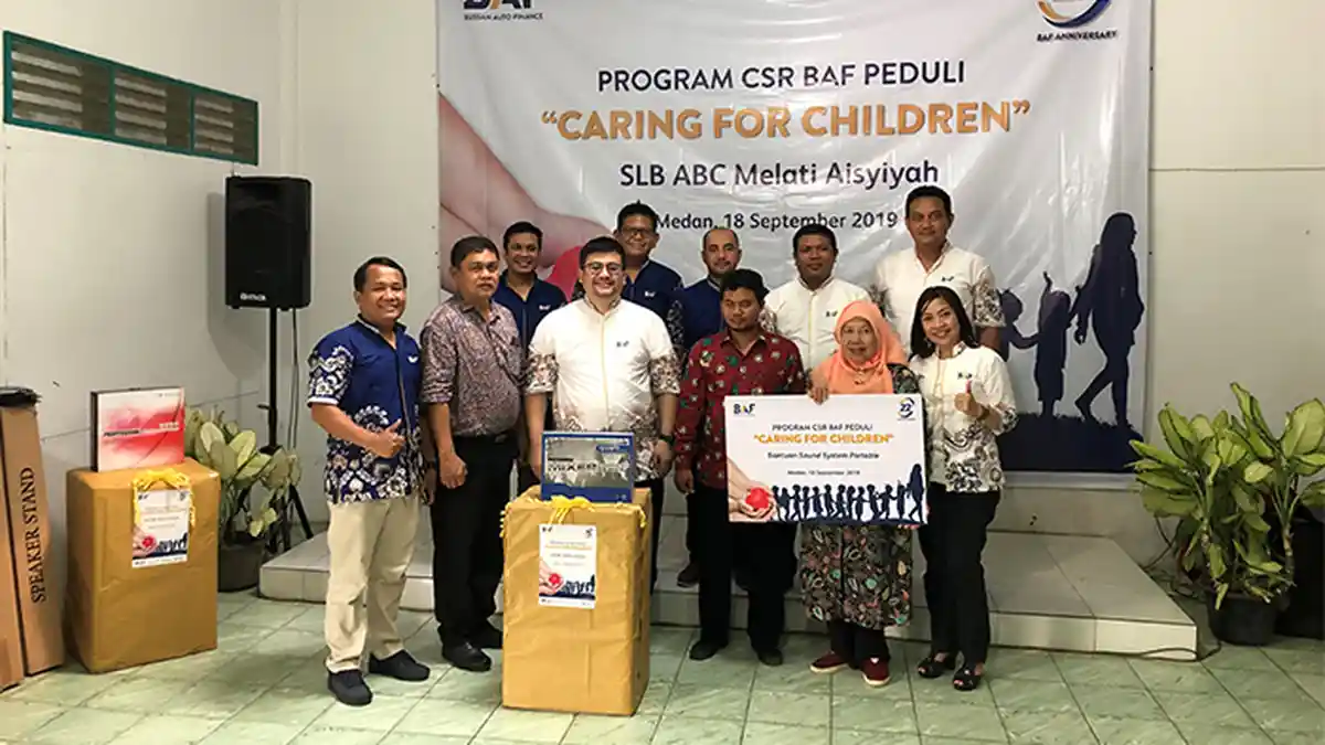 CSR BAF PEDULI Caring for Children Wujudkan Mimpi Anak Penyandang Disabilitas