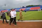 Presiden Jokowi Kunjungi Stadion Kanjuruhan