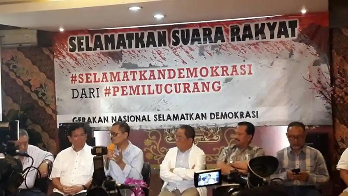 Said Didu, Jumhur Hidayat, da  Bambang Widjojanto Nilai Pemilu 2019 Tidak Jurdil