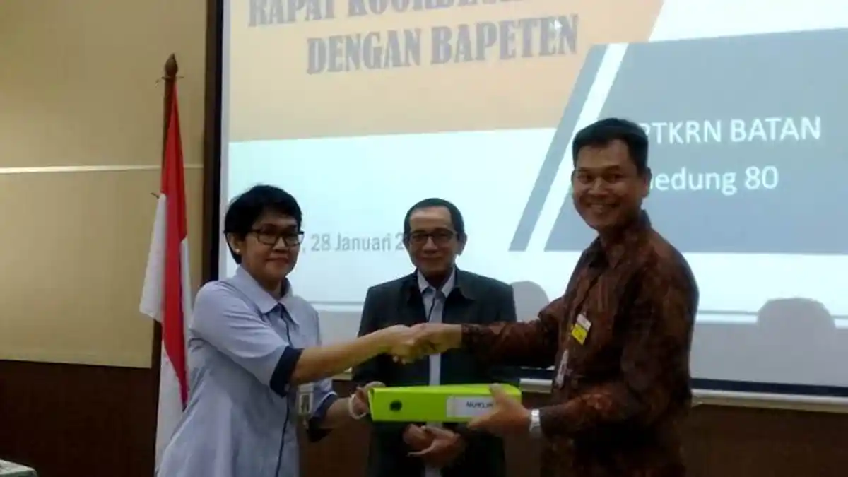 Dokumen Detail Engineering Tahap Dua Reaktor Daya Eksperimental Diserahkan BATAN ke Bapeten