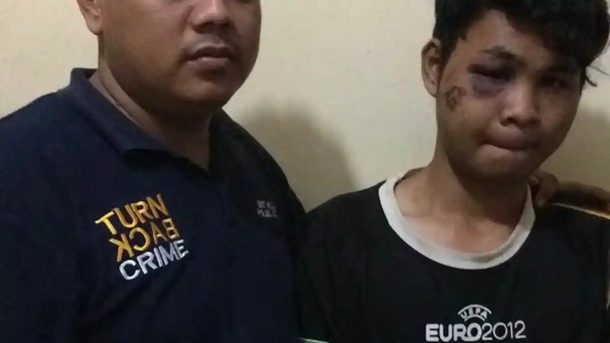 Preman Kampung Babak Belur Kedapatan Curi Uang di Warung Nasi