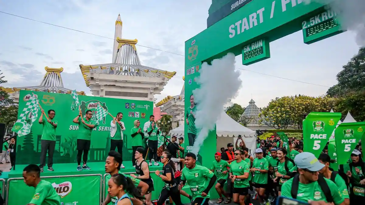 Rayakan 50 Tahun, Nestlé MILO Hadirkan Road to MILO ACTIV Indonesia ...