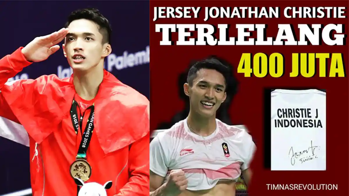 Hasil Lelang Konser Amal, Kaus Jonatan Christie Terjual Rp400 Juta, Termahal di Antara Atlet Lainnya