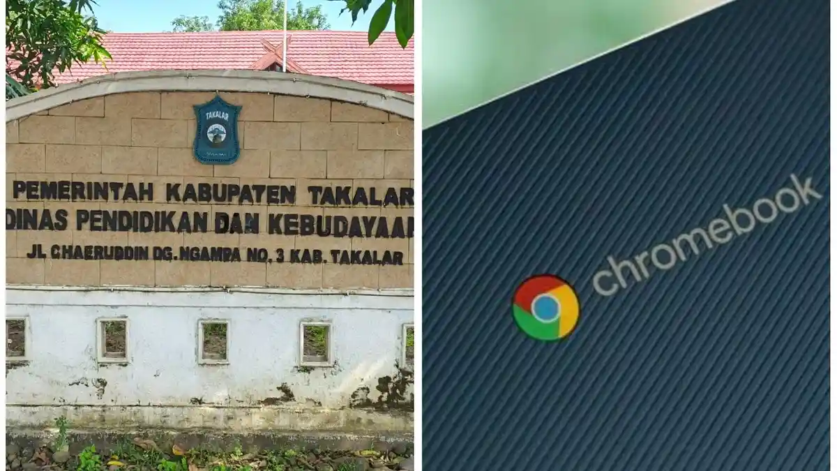 Ribut-ribut Korupsi Laptop Chromebook, SMP Penerima di Takalar Beberkan Sulitnya Perbaikan Software