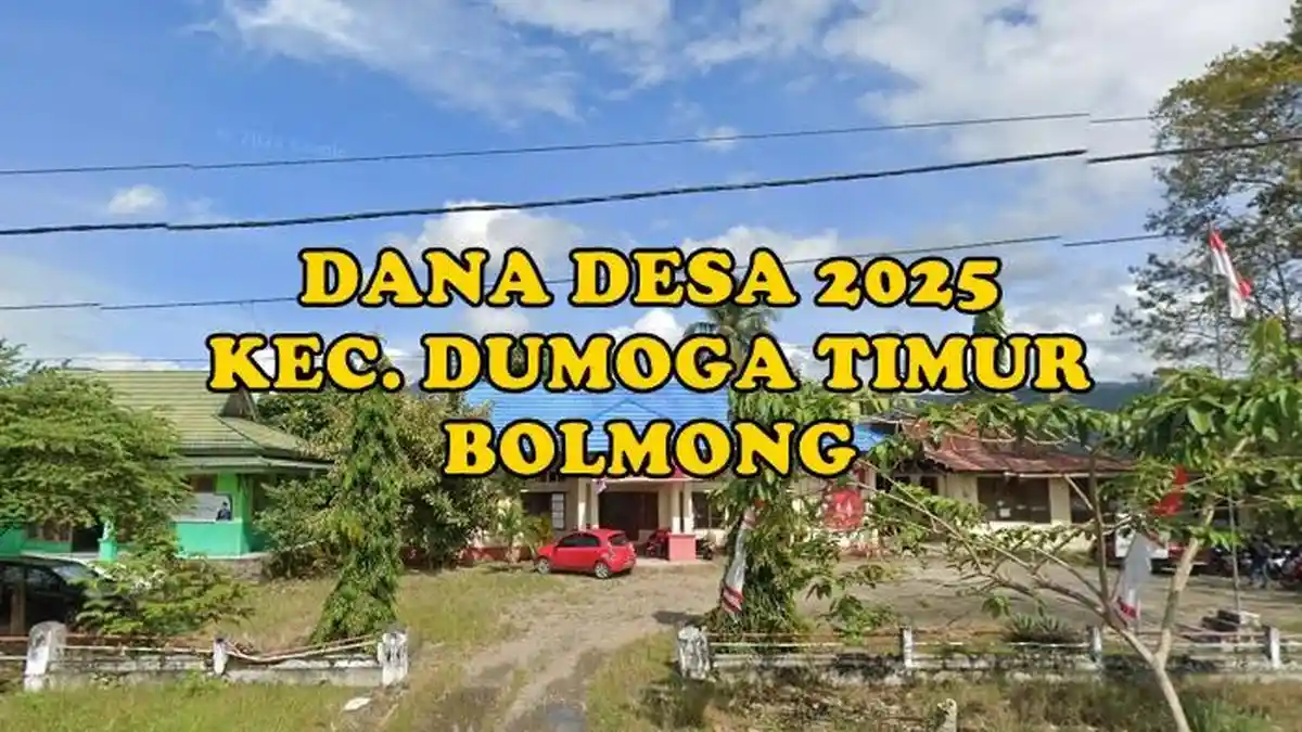 Ini 15 Desa di Kecamatan Dumoga Timur Bolaang Mongondow Penerima Dana Desa 2025