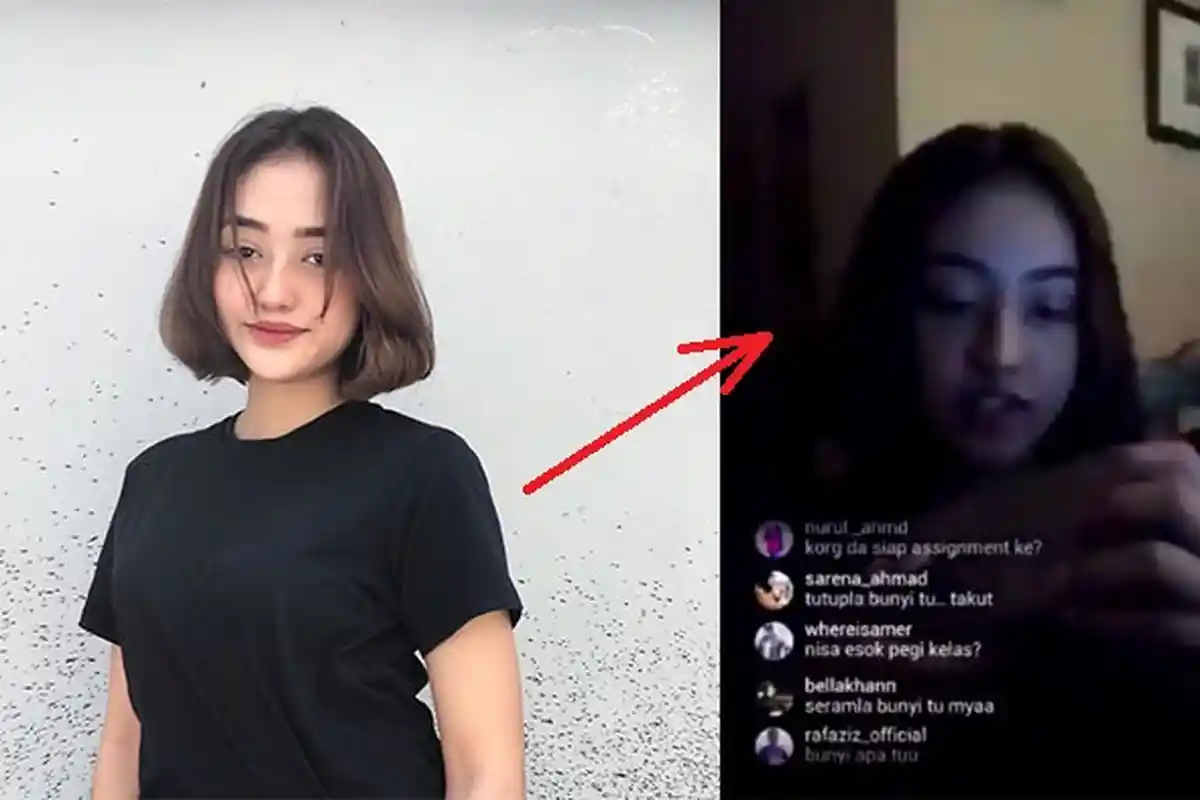 Momen Horor Saat Live Instagram Mendadak Viral di Kalangan Netizen, Selebgram ini Angkat Bicara