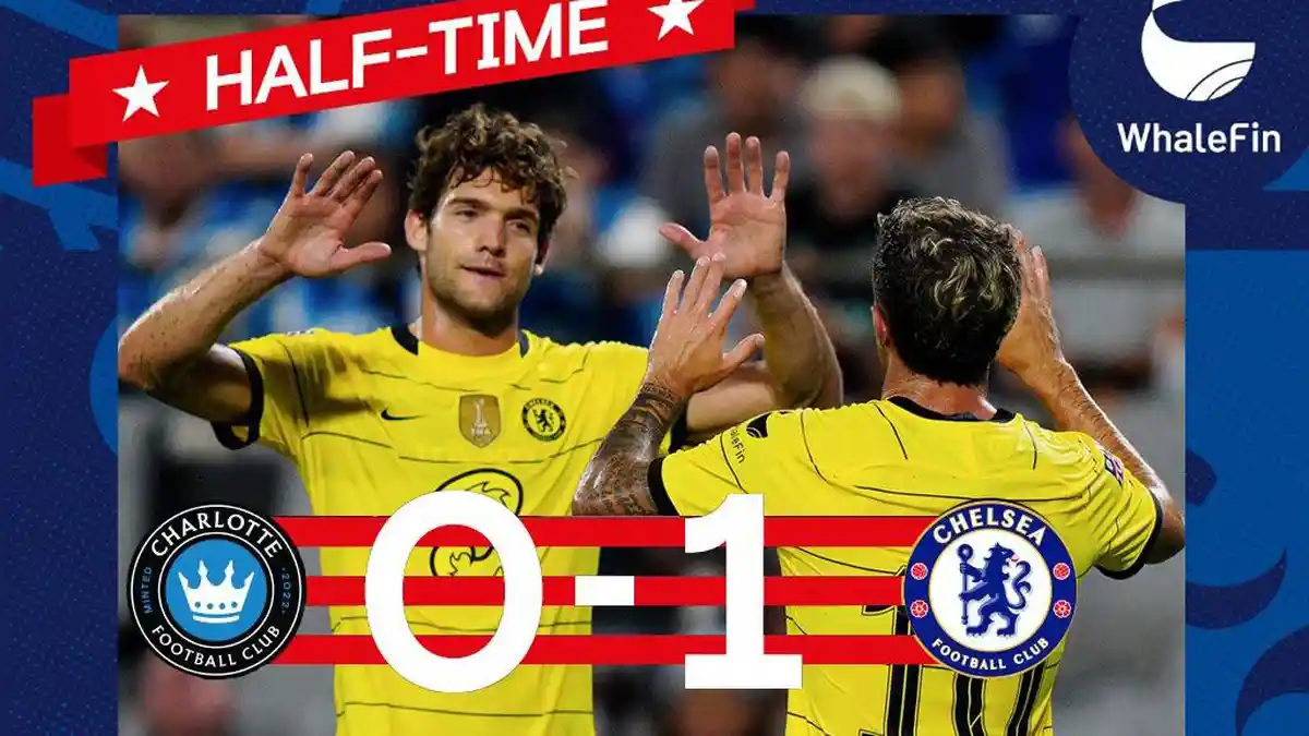 Hasil Charlotte vs Chelsea, Christian Pulisic Cetak Gol, Chelsea Unggul 1-0 di Babak Pertama