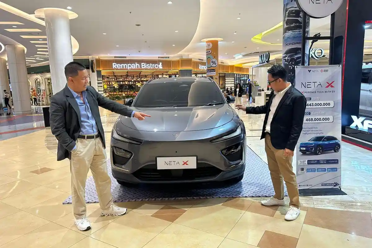 Tridaya Hadirkan Mobil Listrik Neta di Makassar, Ada Garansi Baterai dan Aman Jika Banjir