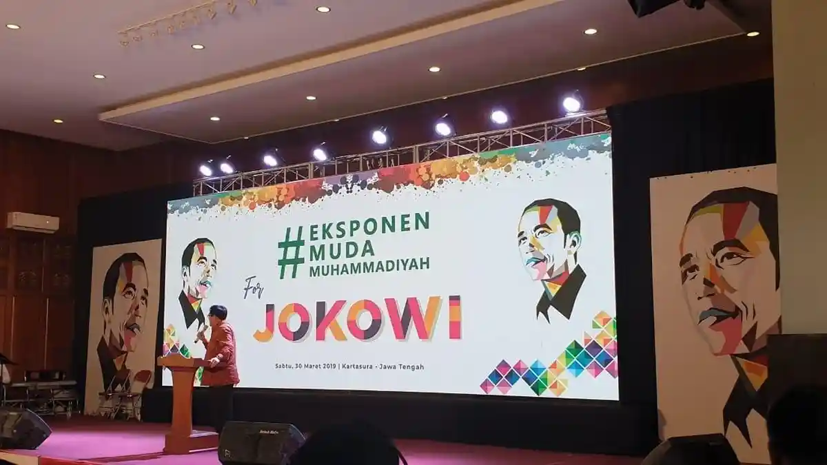 Ribuan Eksponen Muda Muhammadiyah Deklarasi Dukung Jokowi