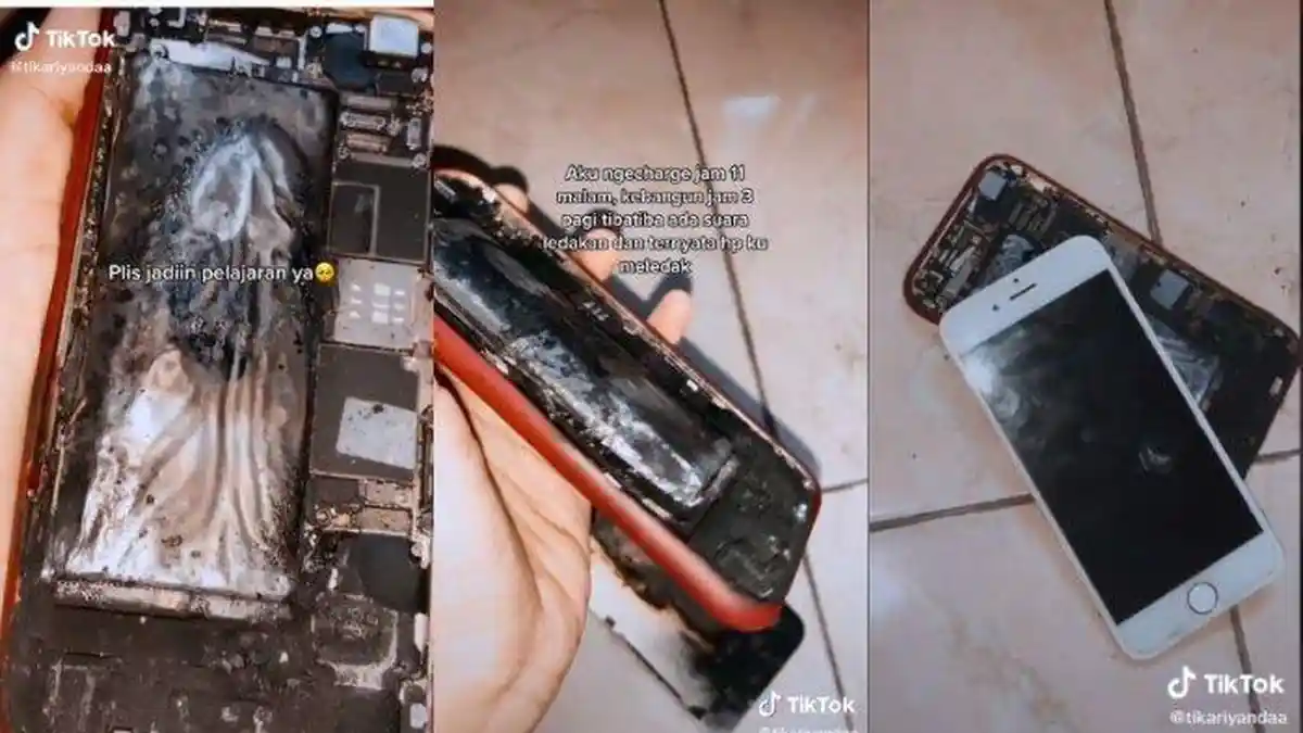 VIRAL Gadis Ini Kaget Temukan HP Miliknya Hangus saat Dicas, Jadi Pelajaran Berharga Bagi Orang Lain