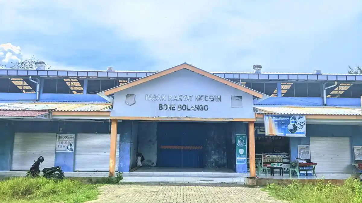 Korban Pandemi Covid-19, Pasar Rakyat Modern Butu Gorontalo Hanya Bertahan Dua Bulan