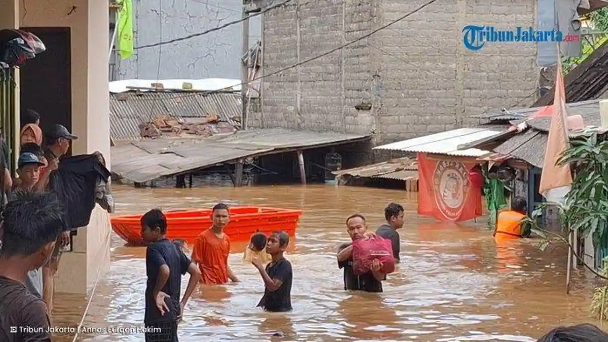 Daftar Kelurahan dan Jalanan Jakarta yang Terdampak Banjir, Update Data Hari Ini Rabu 5 Maret 2025