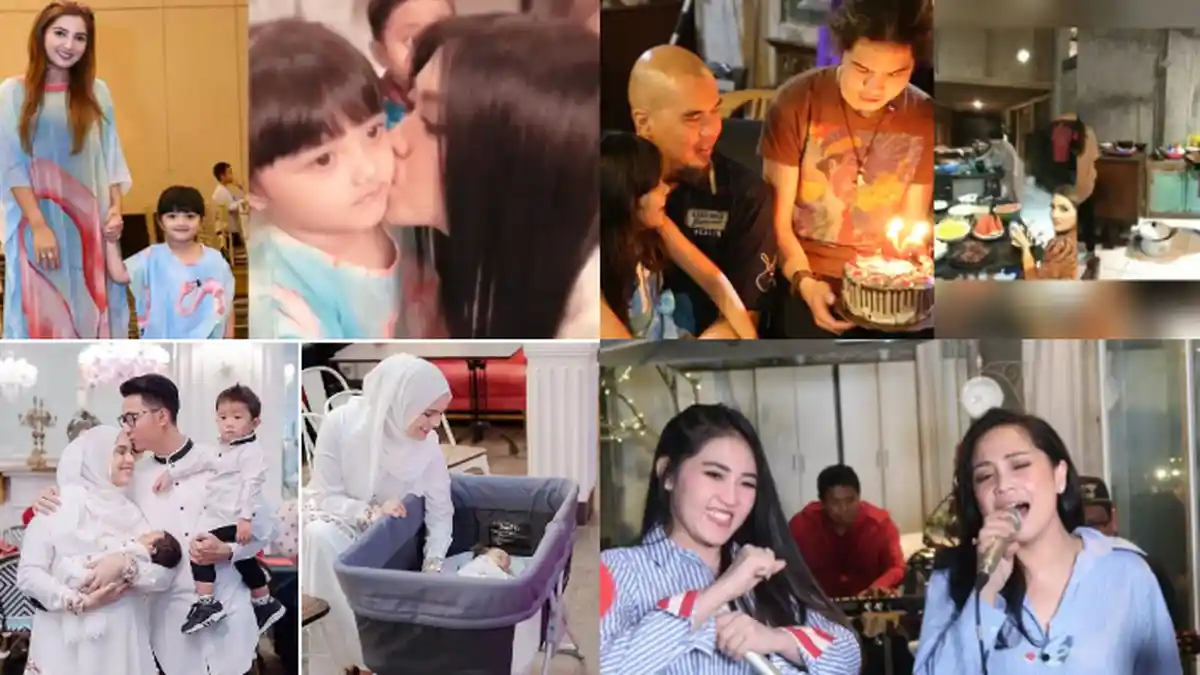 Ekspresi Arsy saat Dicium Syahrini Jadi Sorotan hingga Dapur di Villa Ahmad Dhani Dibilang Kumuh