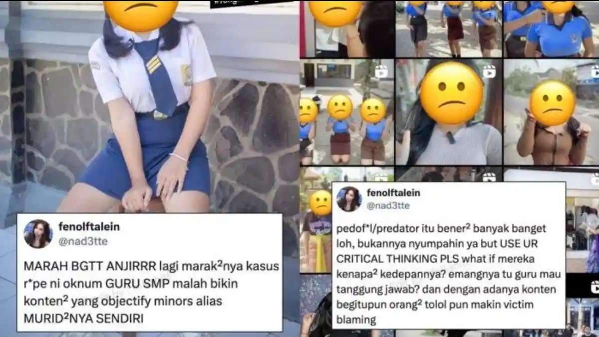 Viral Siswi SMP di Bali Berpose Vulgar, Identitas Guru yang Menyuruh ...