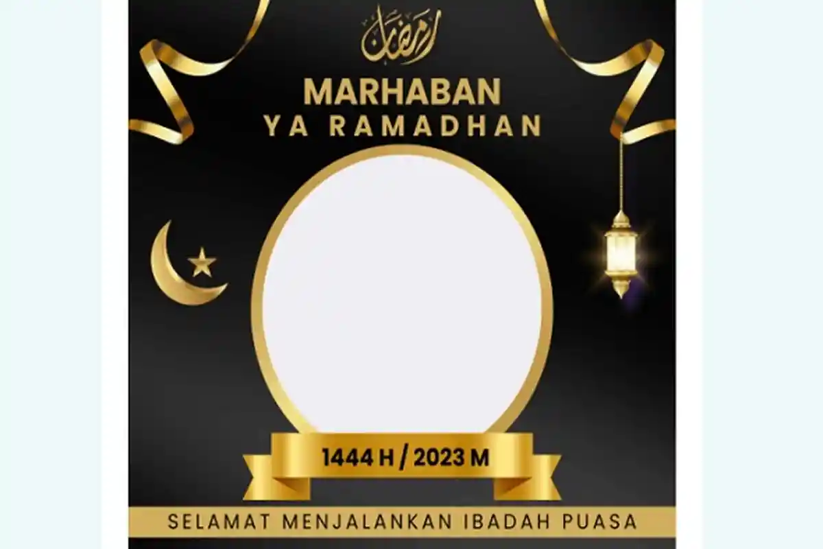 Deretan Twibbon Ramadan 2023 dan Twibbon Idul Fitri 2023, Update Foto Profil Dengan Twibbon