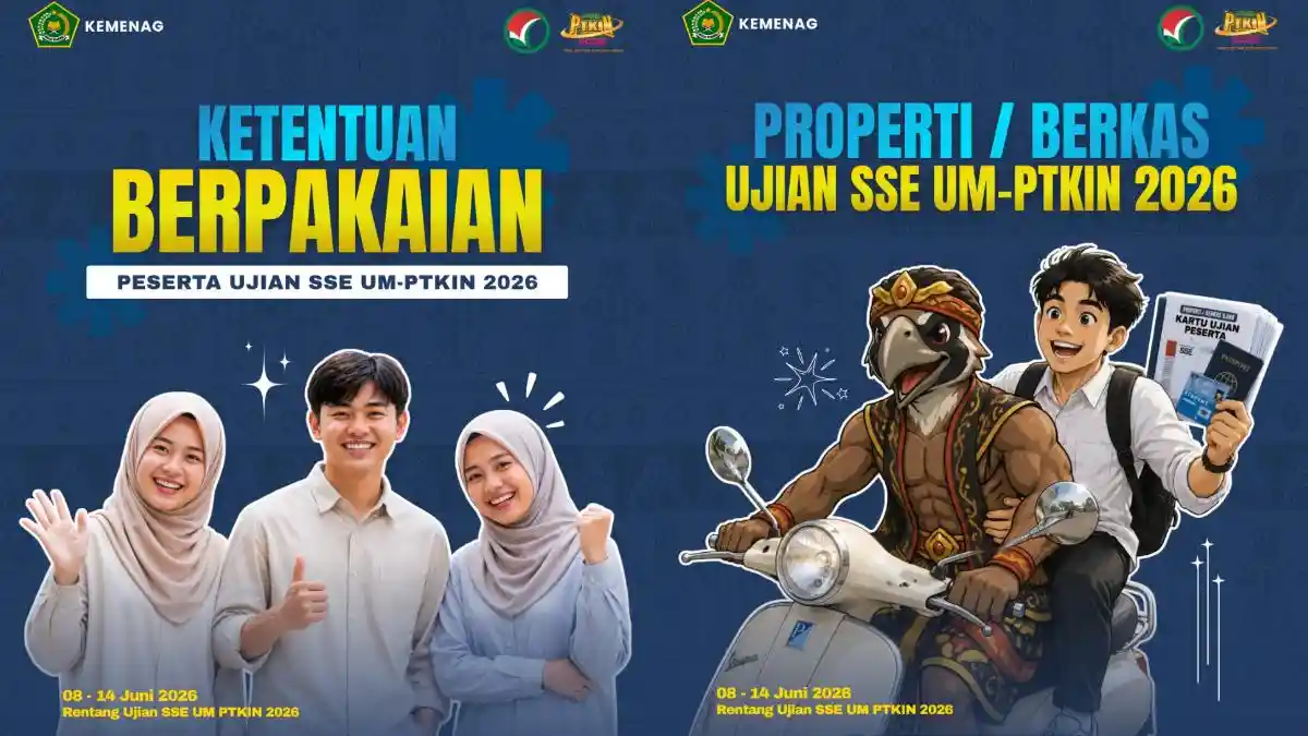 Aturan Berpakaian Peserta SSE UM-PTKIN 2026 dan Berkas yang Perlu Dibawa