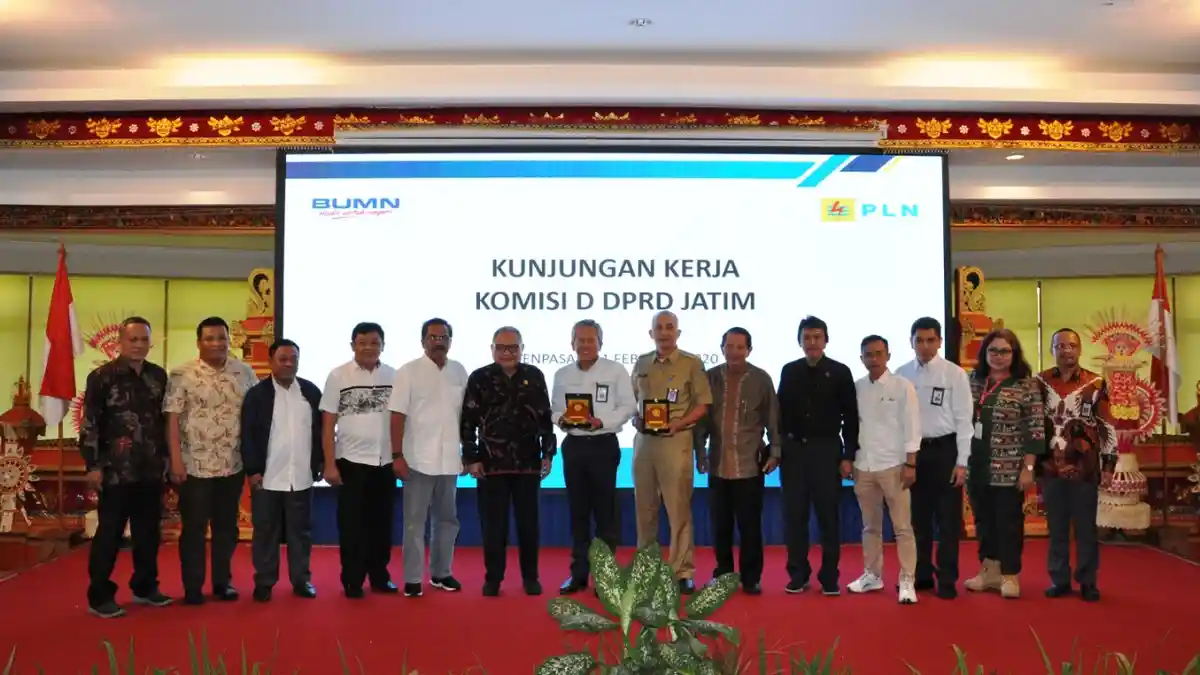 PLN Unit Induk Distribusi Bali Terima Kunjungan Komisi D DPRD Provinsi Jawa Timur
