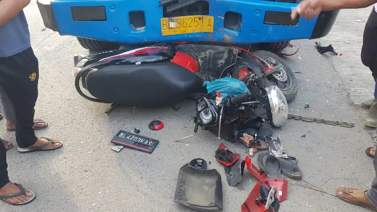 Pengendara Scoopy Asal Aceh Utara Meninggal Ditabrak Truk di Aceh Timur