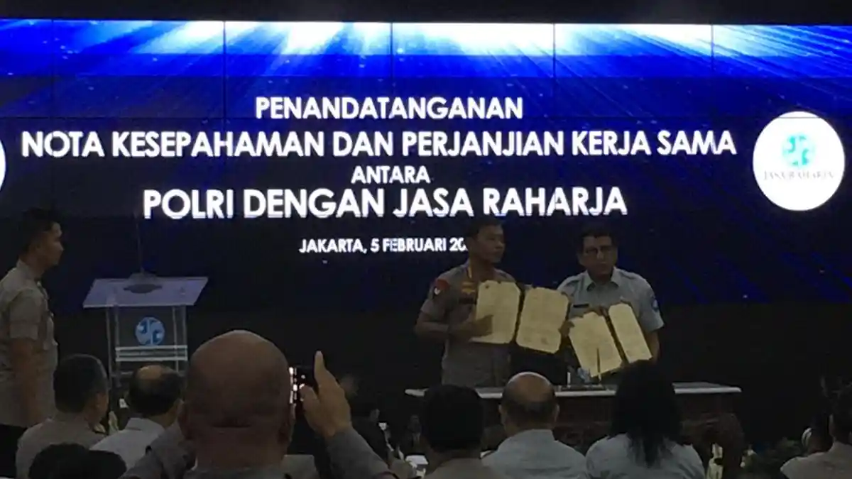 Jasa Raharja Perpanjang Nota Kesepahaman dengan Polri soal Data Kecelakaan Berbasis Online