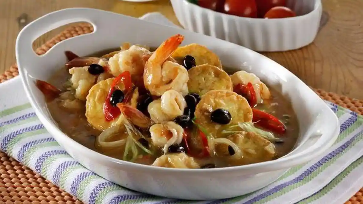 Resep Makanan, Tumis Tofu Jamur Enoki, Insprasi Menu Sat Set untuk Sahur
