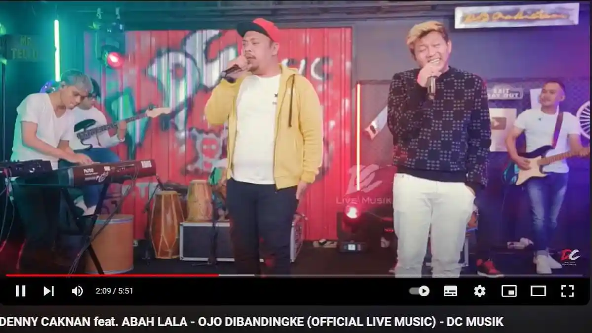 Lirik Lagu Ojo Dibandingke - Denny Caknan feat Abah Lala