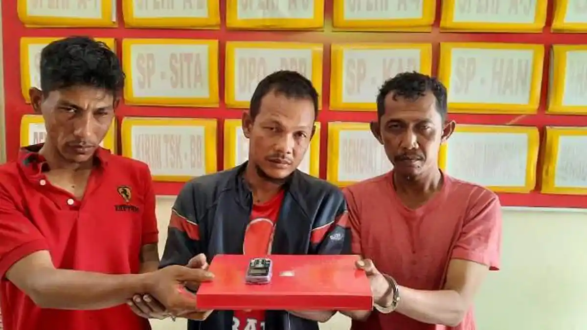 3 Pria Ditangkap Warga Alue Beurawe Langsa Ternyata Penarik Becak Motor, Patungan Beli Sabu
