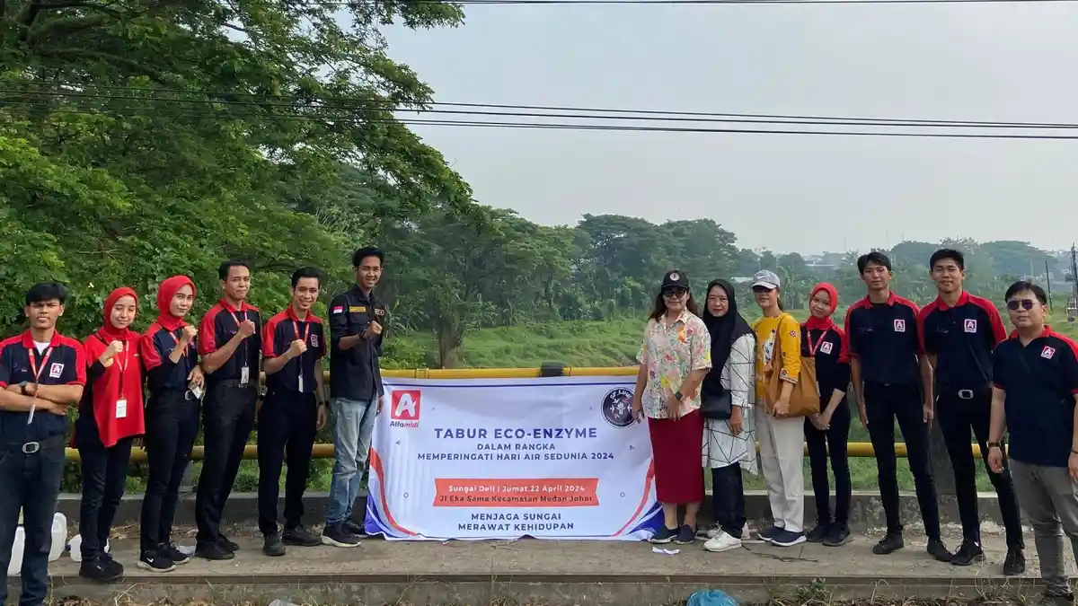 Alfamidi Gelar CSR Bersama Komunitas dan Pemko Medan untuk Peringati Hari Air Sedunia