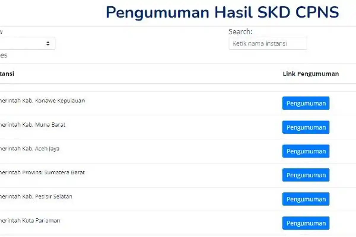 Pengumuman Hasil SKD CPNS 2021 Tahap II pada 13-14 November 2021, Akses Situs sscasn.bkn.go.id