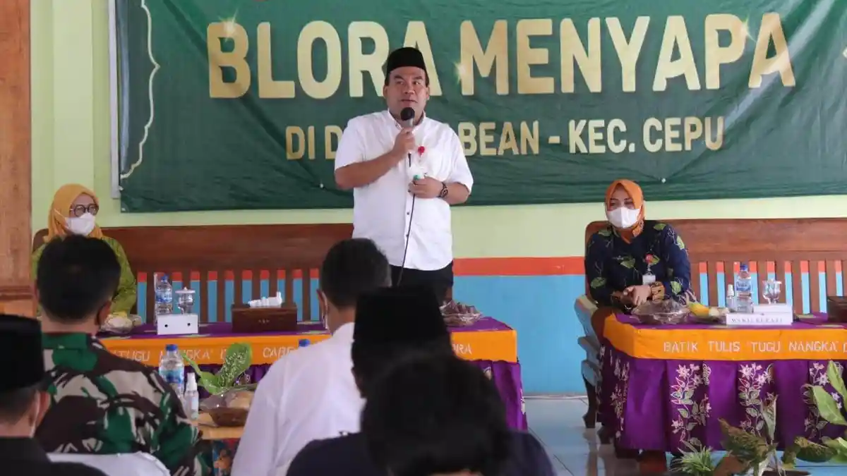 'Blora Menyapa' di Cepu, Bupati Arief Rohman Tekankan Fokus Pembangunan Infrastruktur