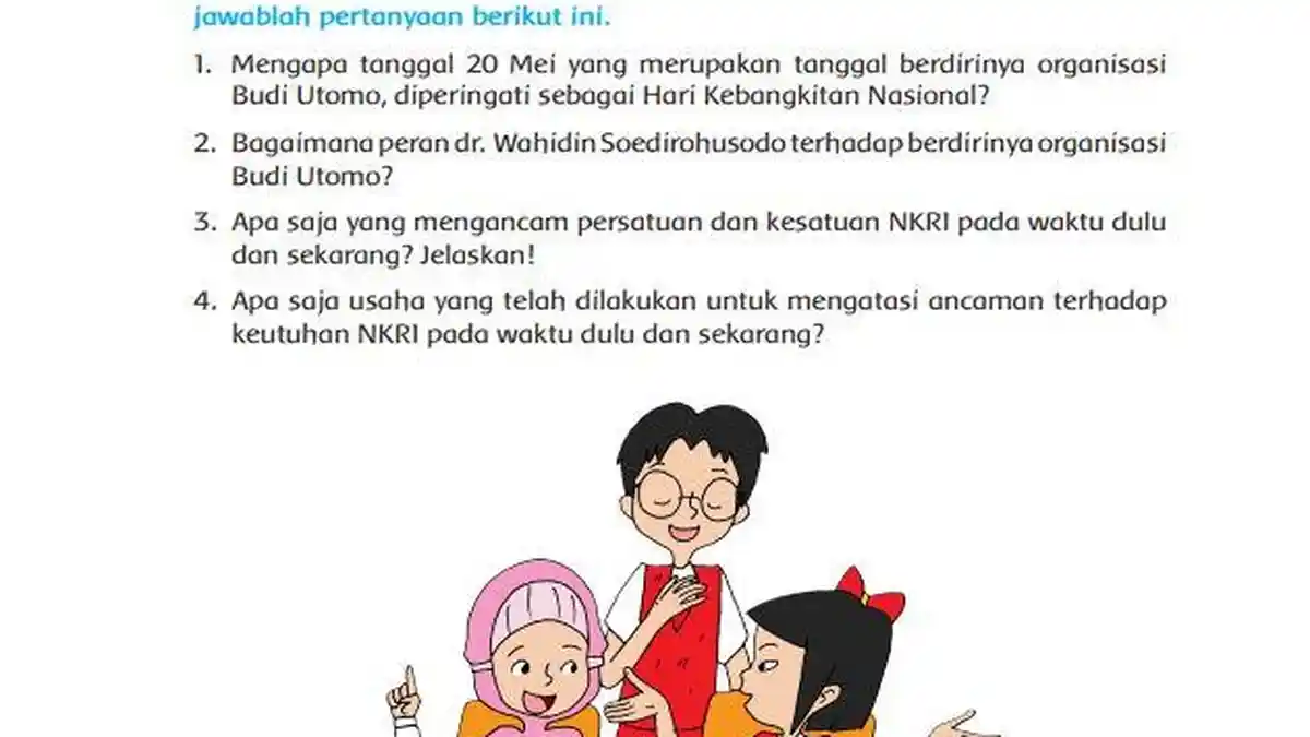 Kunci Jawaban Tema 5 Kelas 5 SD Halaman 34 Kurikulum 2013: Jawablah Pertanyaan Berikut!