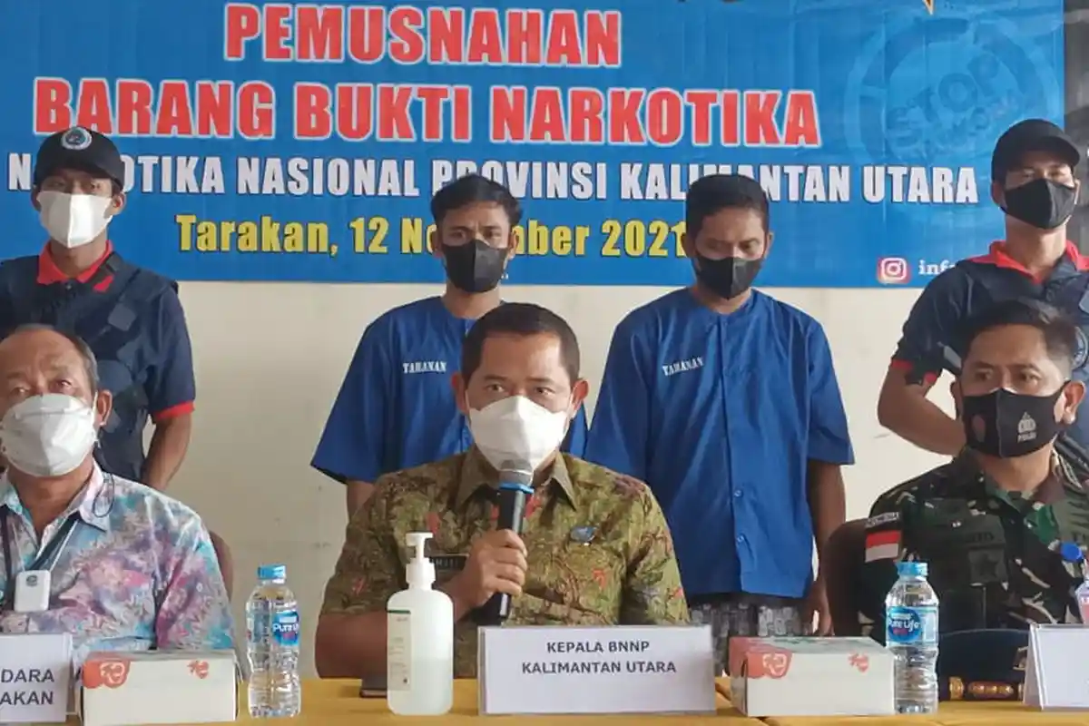 Pelaku Narkoba ED Masih Buron, BNNP Kaltara  Apresiasi Petugas Avsec, Jeli Dengan Paket Mencurigakan