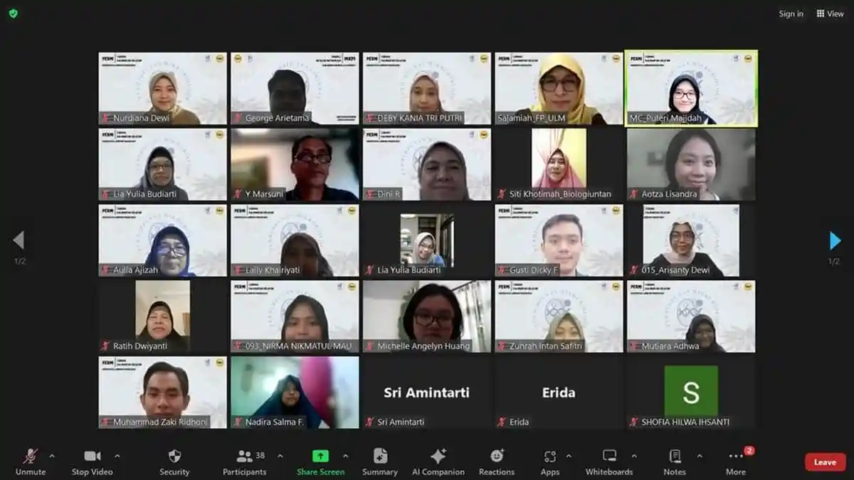 Webinar Nasional Sarasehan Permi Kalsel, Bahas Peran Gambut dan Mangrove untuk Kesehatan Gigi Anak