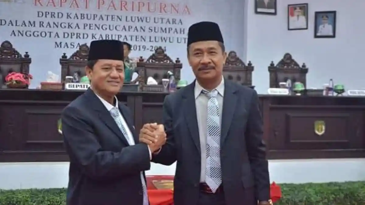 Ganti Mahfud Yunus, Basir Kembali Jadi Ketua DPRD Luwu Utara