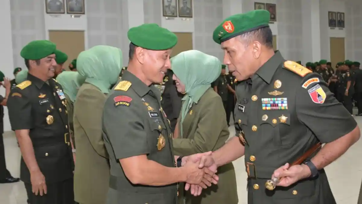 KSAD Pimpin Sertijab 7 Jabatan Perwira Tinggi TNI Angkatan Darat