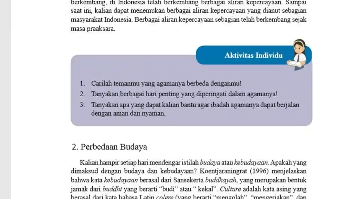 Kunci Jawaban IPS Kelas 8 Halaman 105: Pluralitas Masyarakat Indonesia