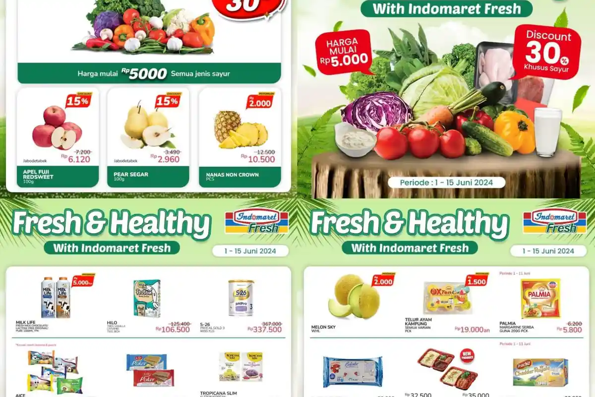 Promo Indomaret Hari Ini 12 Juni 2024, Minyak Goreng Tropical Rp 34.500, Le Minerale Rp 3.000