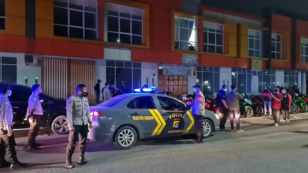 Polsek Pasar Kemis Gelar Razia Geng Motor untuk Meredam Aksi Begal
