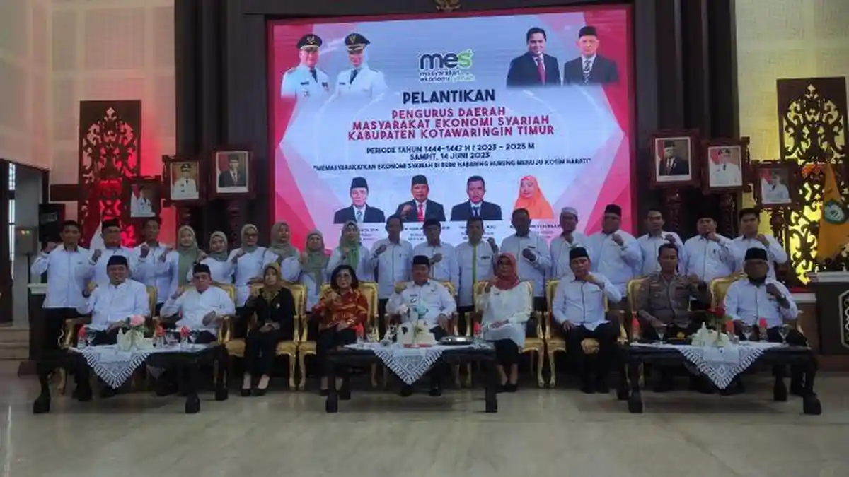 Hadiri Pelantikan PD MES Kotim, Bupati H Halikinnor Berharap Penerapan Program Syariah Lebih Baik
