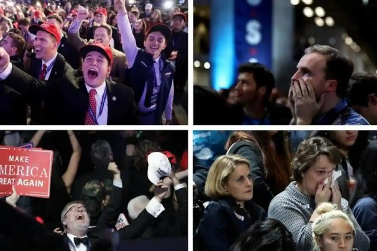 Tolak Trump, Aksi Duduk di Jalan, Bobol Toko, hingga Bakar Bendera AS