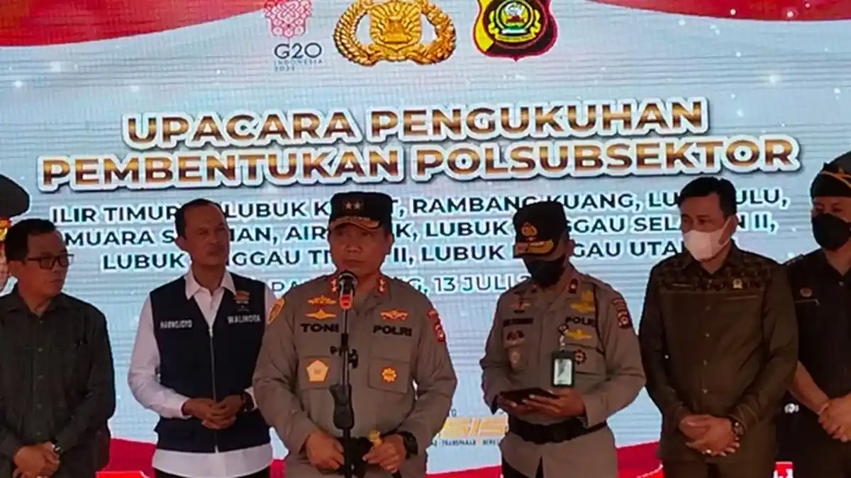 Kapolda Sumsel Kukuhkan Sembilan Polsubsektor di Wilayah Hukum Polda Sumsel