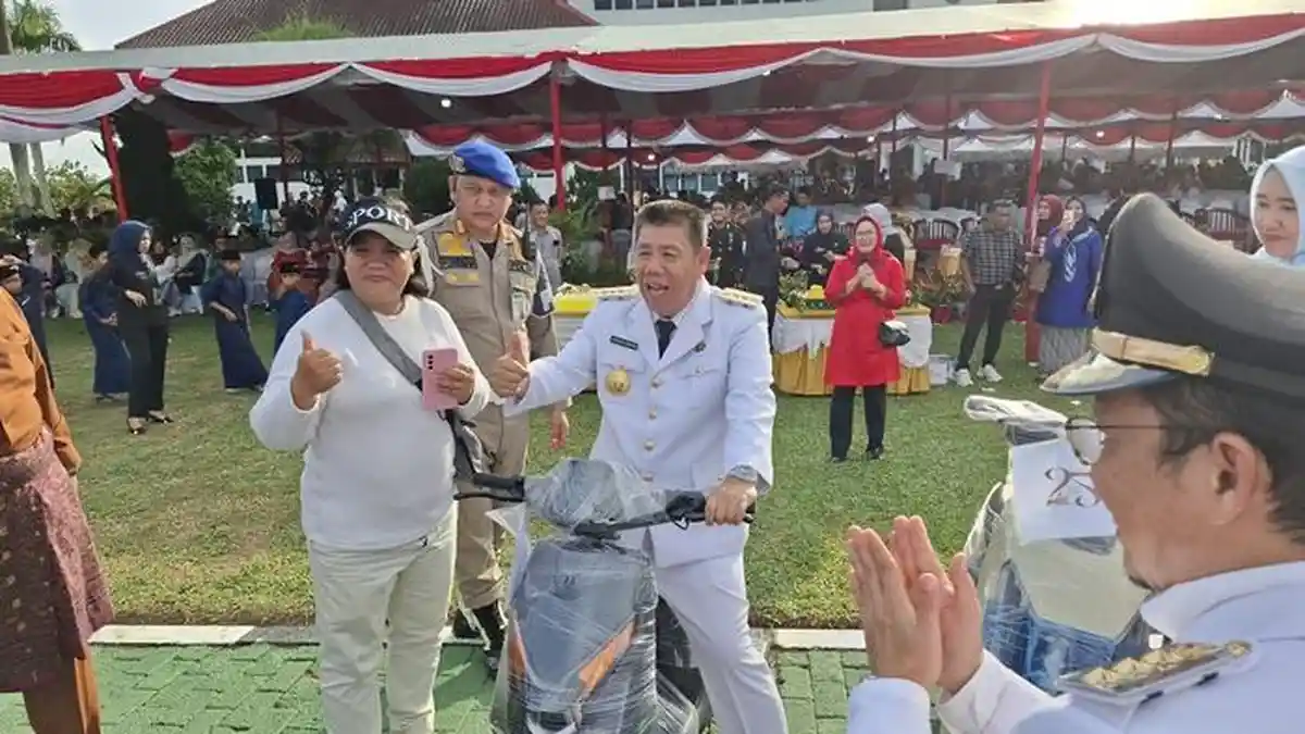 Doorprize Motor Listrik hingga Senam Bedincak Meriahkan HUT ke-25 Provinsi Bangka Belitung