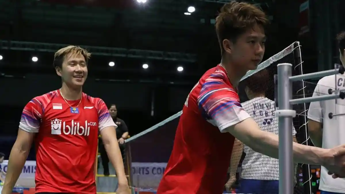 Thomas Cup 2020: Minions Menang, Indonesia Unggul 2-0 atas Malaysia, Tangan Gideon Sempat Terluka