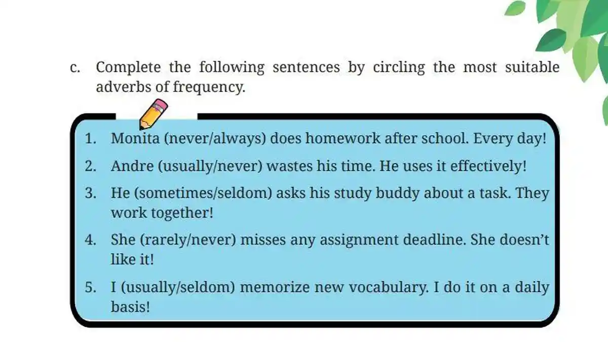 Kunci Jawaban Bahasa Inggris Kelas 7 Halaman 193 Kurikulum Merdeka, Worksheet 4.34, Chapter 4