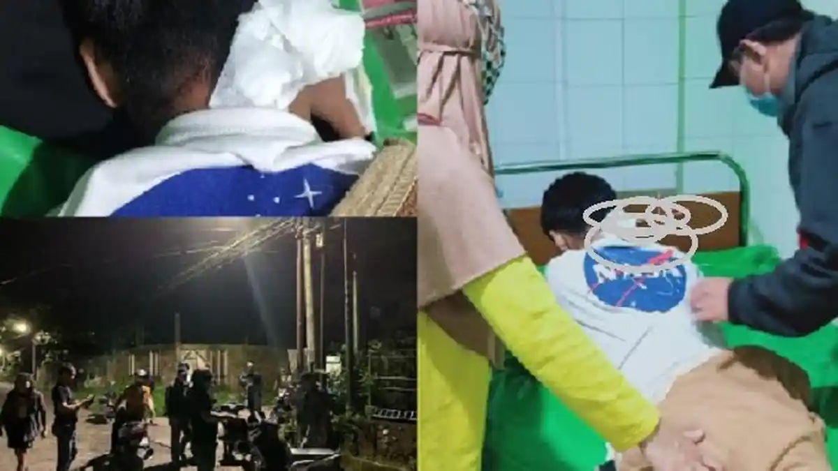 Pelajar SMP di Makassar Dibusur Kawanan Pemotor saat Melintas di Jl Minasaupa