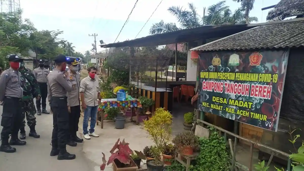 Dir Binmas Polda Aceh Supervisi Gampong Tangguh Bereh di Aceh Timur   