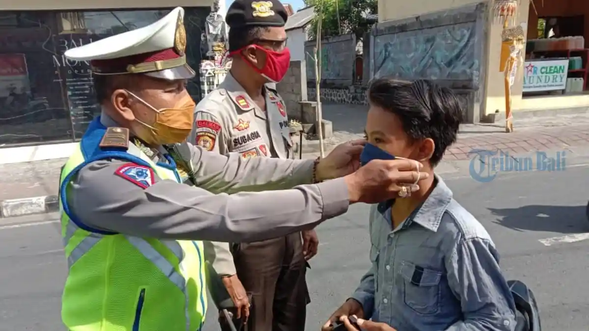 Polsek Kuta Utara Terus Gencar Gelar Sidak Protokol Kesehatan