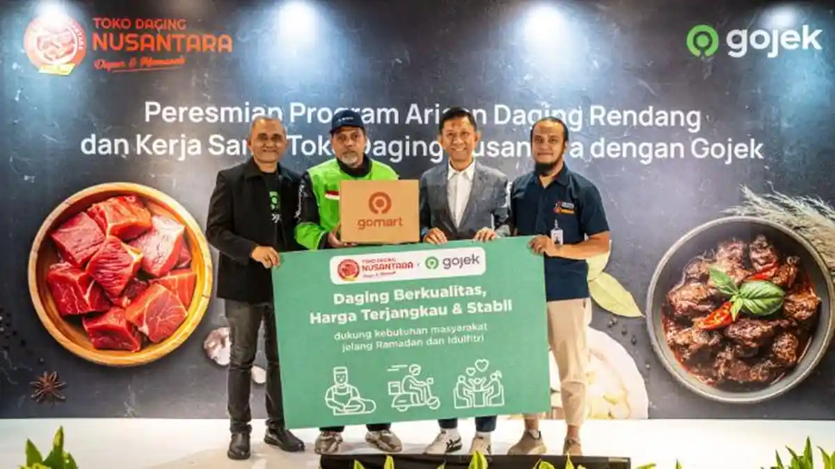 Jaga Harga Daging Stabil Jelang Ramadan, Kolaborasi TDN dan Gojek Hadirkan Program Arisan Rendang