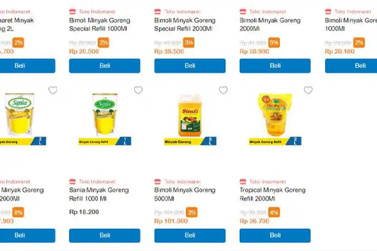 Diskon Harga Minyak Goreng di Indomaret Hari Ini Senin 24 April 2023: Sania, Sovia, Filma